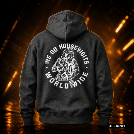 EU AI label - "Housevisits" Premium Hoodie