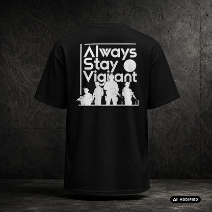 EU AI label - "Stay vigilant" Premium T-Shirt