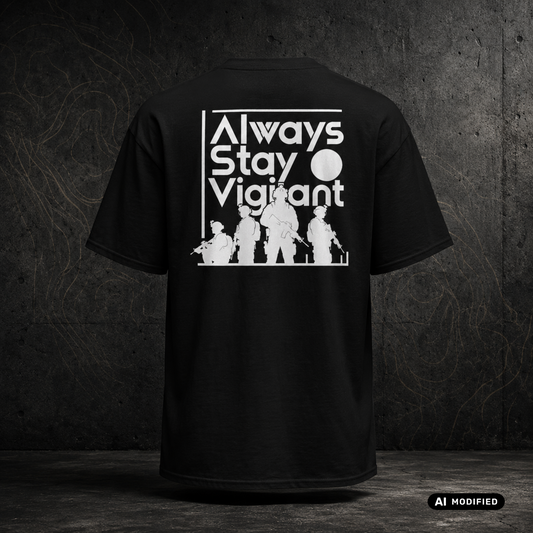 EU AI label - "Stay vigilant" Premium T-Shirt