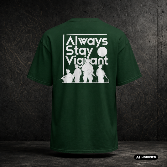 EU AI label - "Stay vigilant" Premium T-Shirt