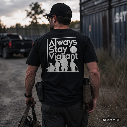 EU AI label - "Stay vigilant" Premium T-Shirt