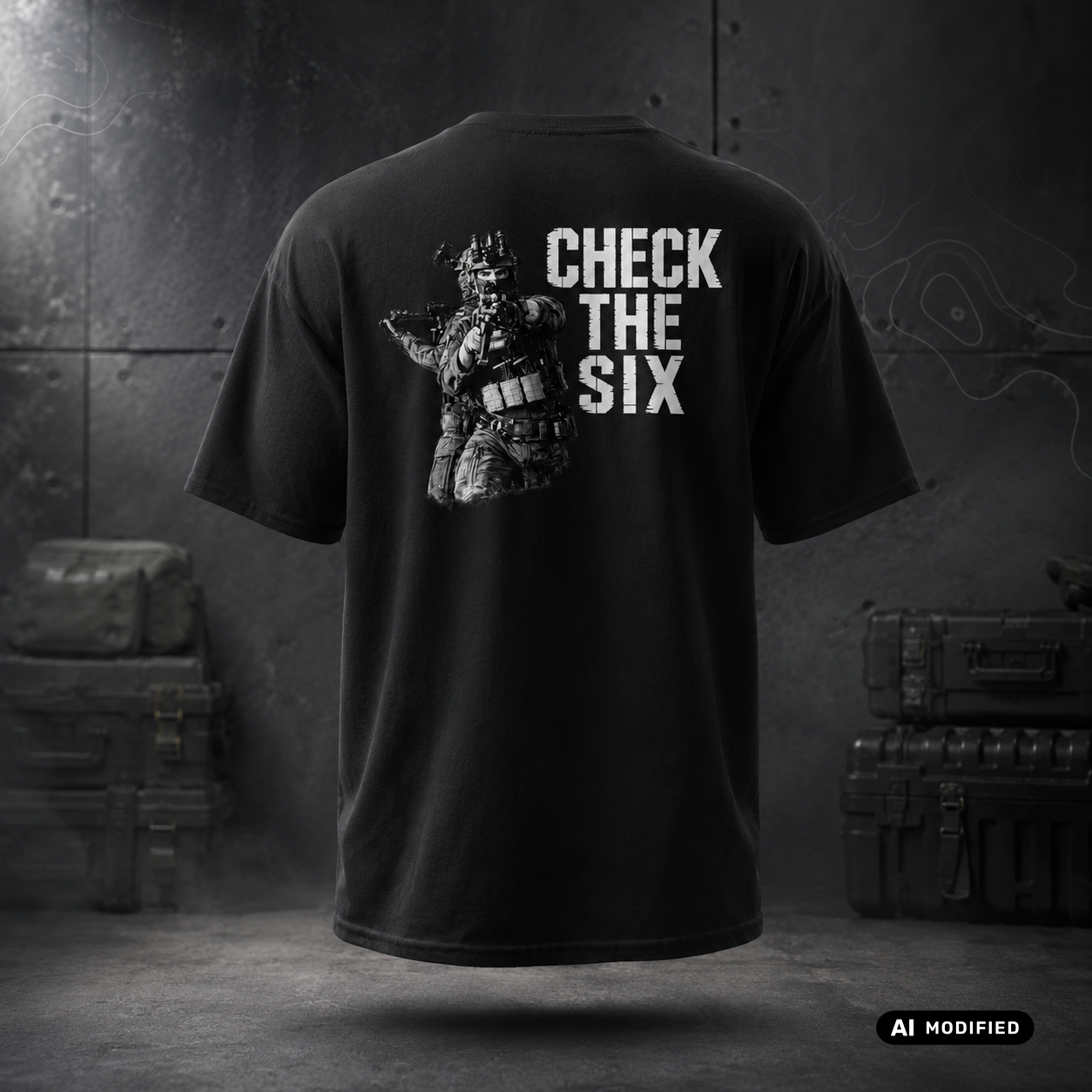 EU AI label - "Check the Six" Premium Shirt