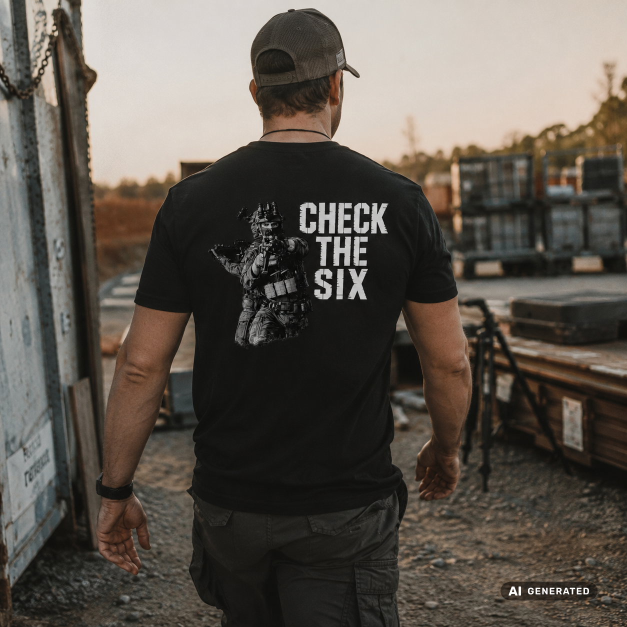 EU AI label - "Check the Six" Premium Shirt