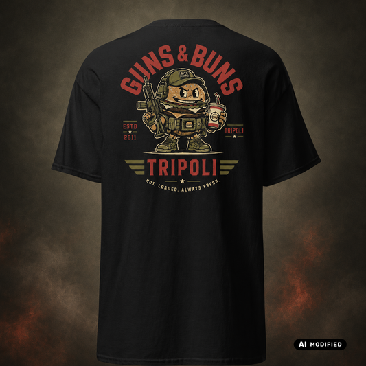 EU AI label - "Guns and Buns" Premium T-Shirt