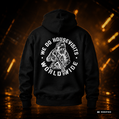 EU AI label - "Housevisits" Premium Hoodie