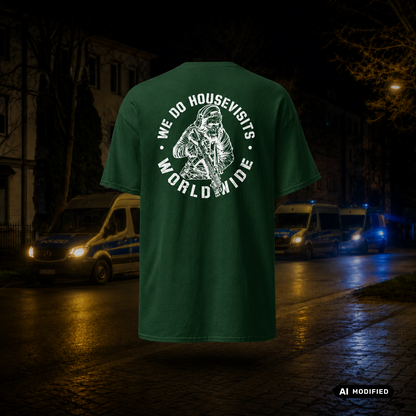 EU AI label - „Housevisits worldwide“ Premium T-Shirt