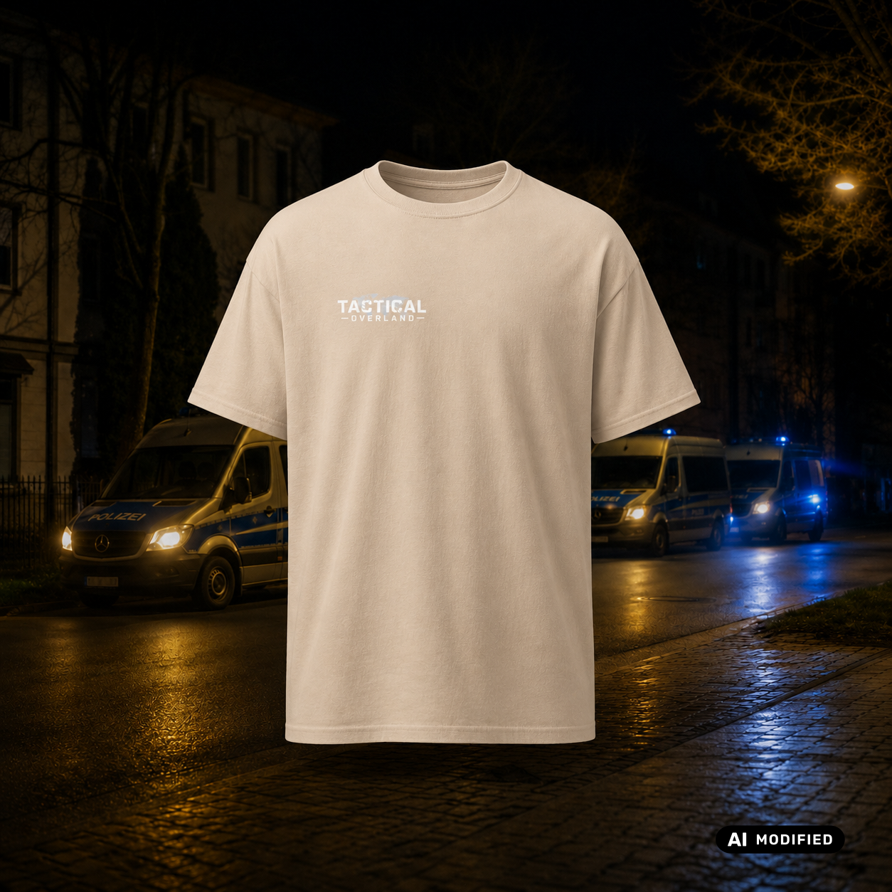 EU AI label - „Housevisits worldwide“ Premium T-Shirt