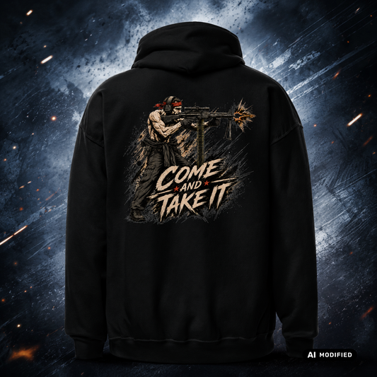 EU AI label - "Come and take it" Premium Hoodie