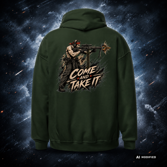 EU AI label - "Come and take it" Premium Hoodie