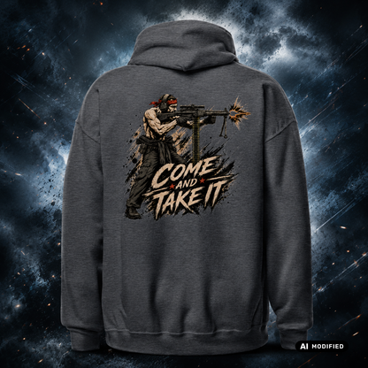 EU AI label - "Come and take it" Premium Hoodie