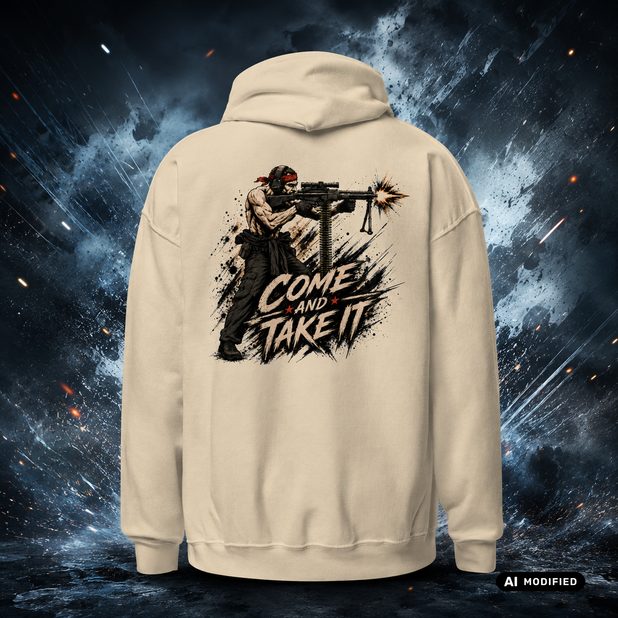 EU AI label - "Come and take it" Premium Hoodie