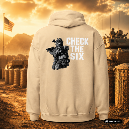 EU AI label - "Check the Six" Premium Hoodie